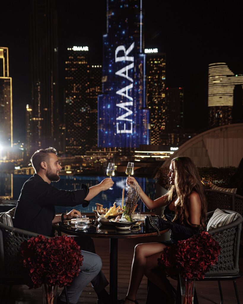candle light dinner Dubai