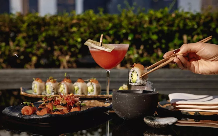 Rooftop Sushi restaurant