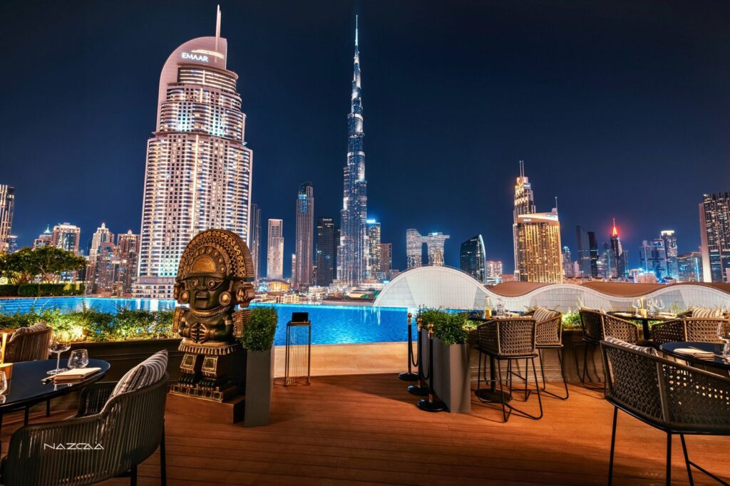 hosting place for rooftop parties in Dubai