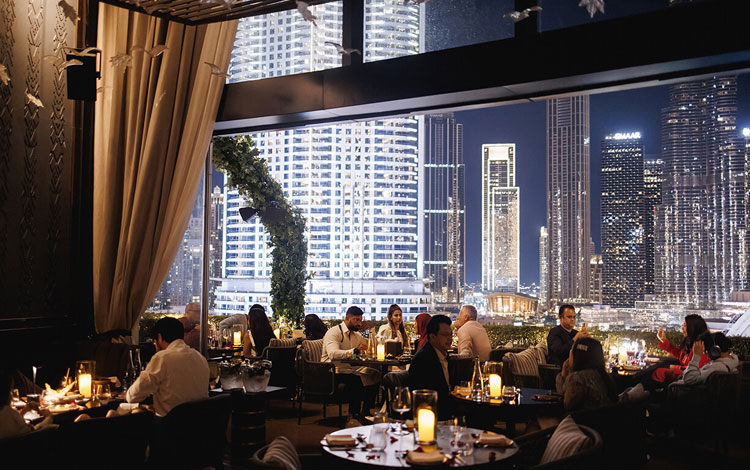 Christmas Eve dinner in Dubai