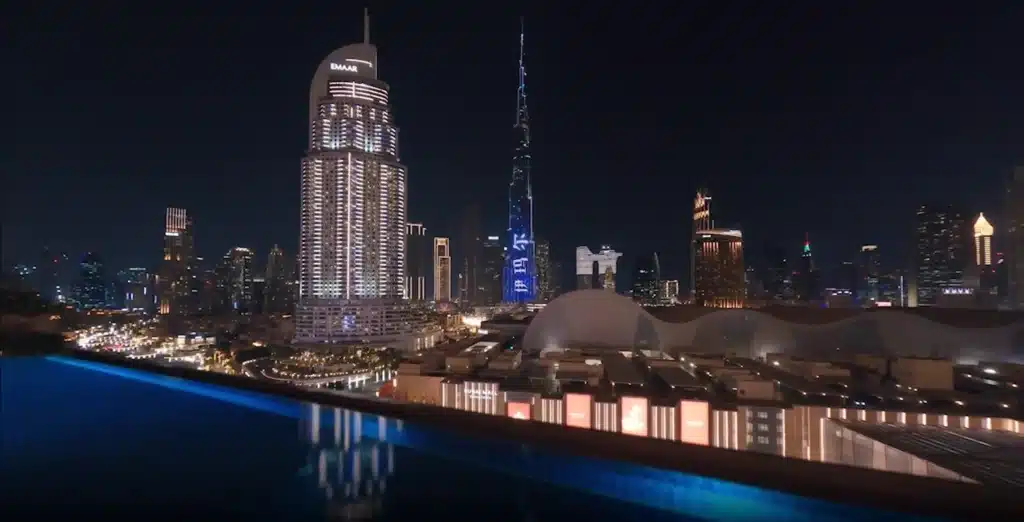 Christmas Eve dinner in Dubai